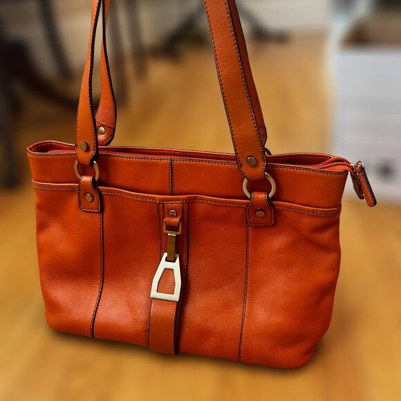 Etienne Aigner Handbags - Orange Etienne Aigner Leather Purse